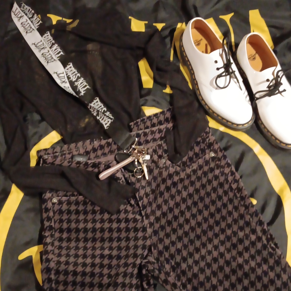 Kut from The Kloth Houndstooth Corduroy Pants